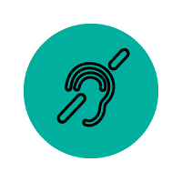 Hearing aid loop icon