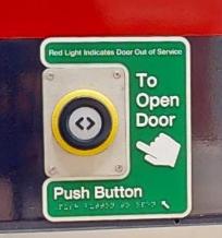 External door release button