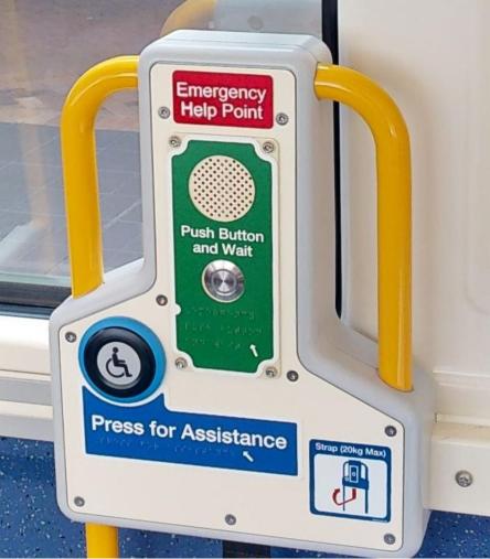 Customer/disability assistance point onboard