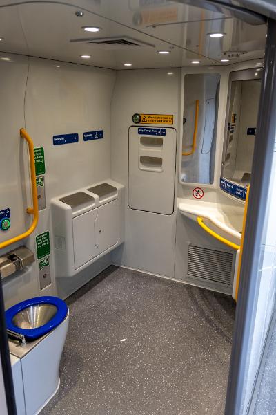 Bathroom onboard an NGR